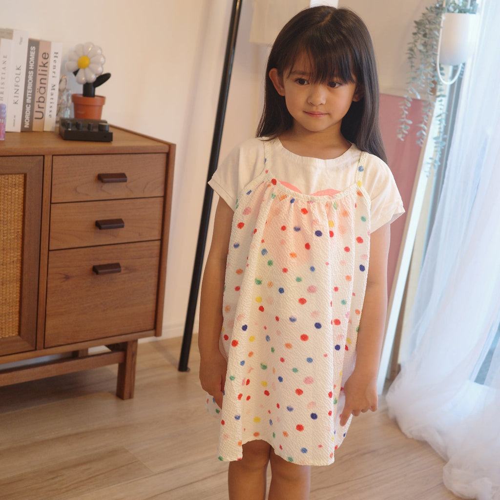 Colorful dot dress