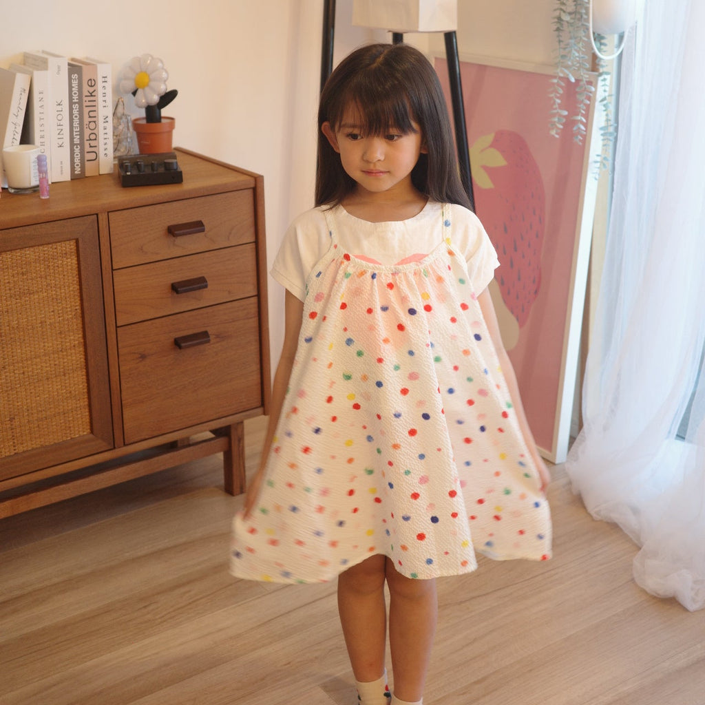 Colorful dot dress