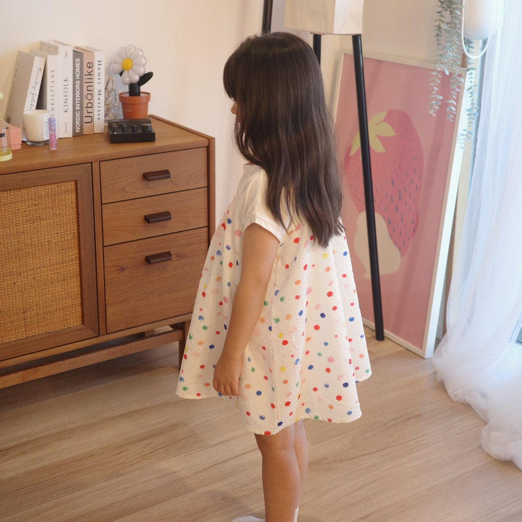 Colorful dot dress