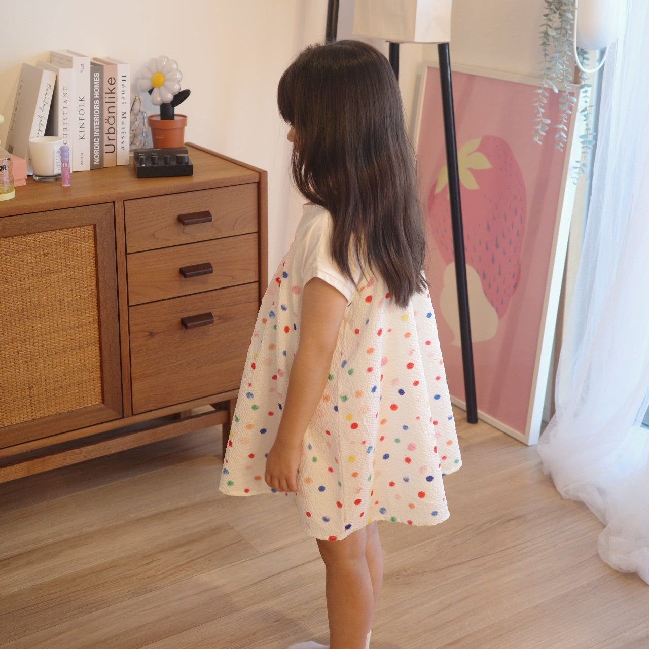 Colorful dot dress
