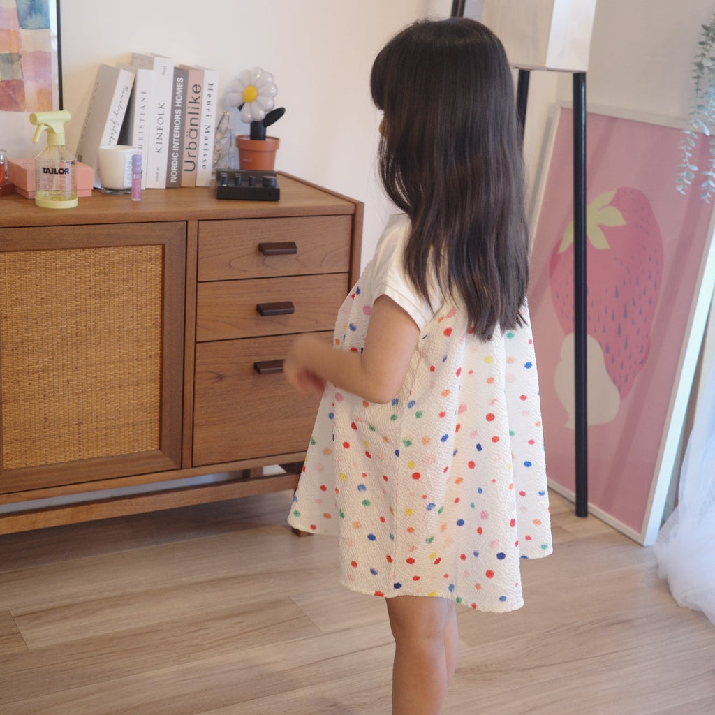 Colorful dot dress