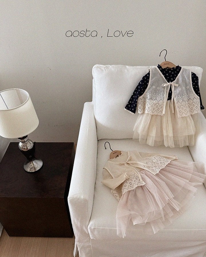 lace jenny open vest