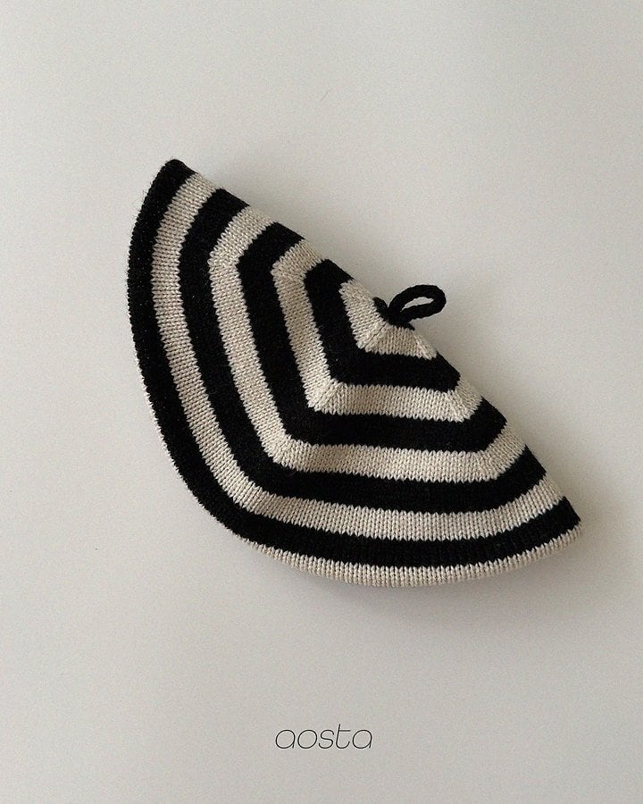 knit cookie béret
