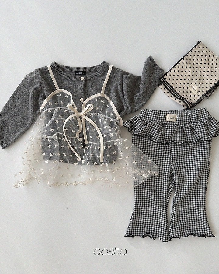 lace ribbon open dress