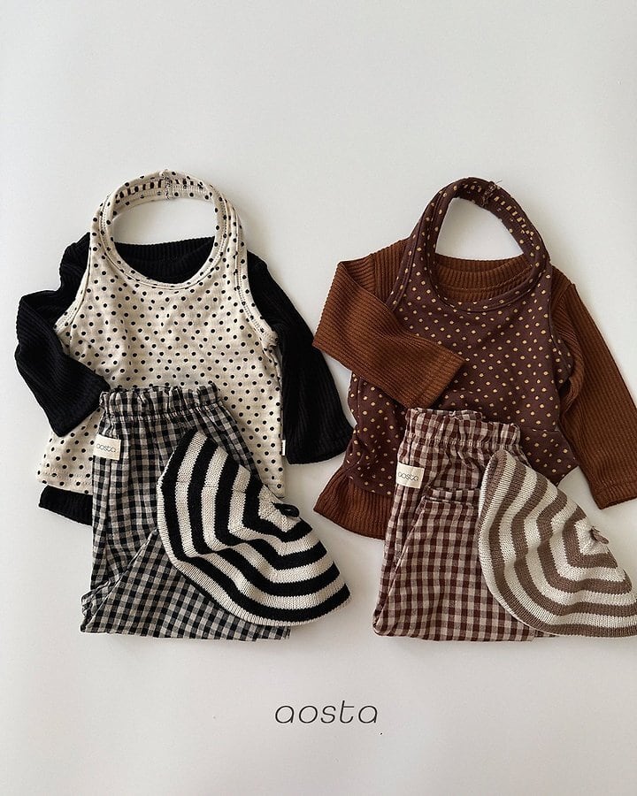 caramel check pants