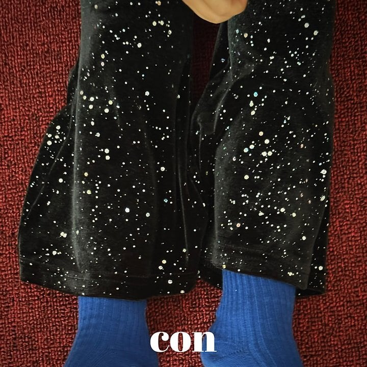 con sparkling velvet pants