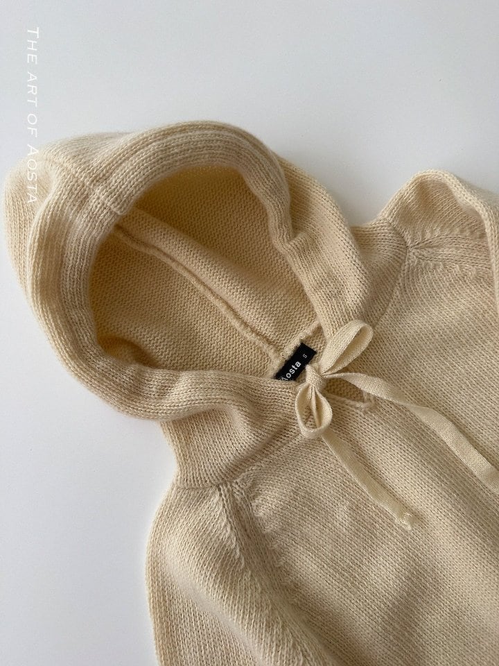 knit cookie hoodie