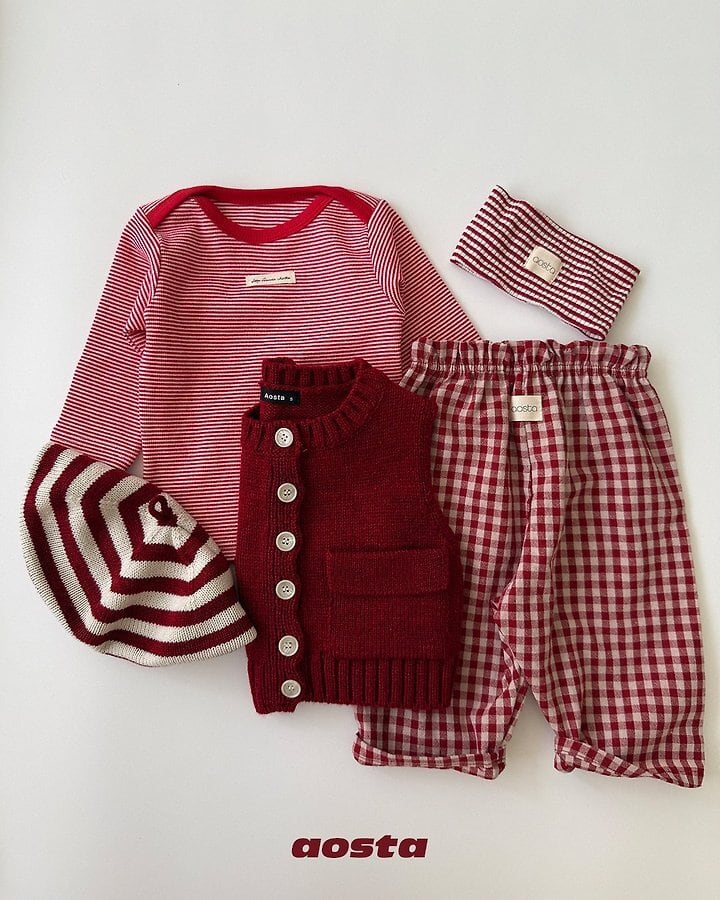 caramel check pants