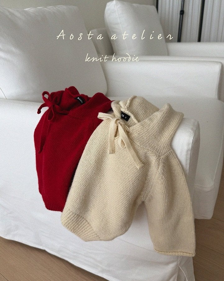 knit cookie hoodie