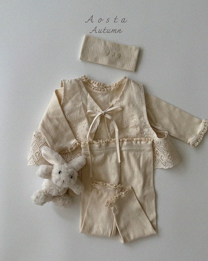 lace jenny open vest