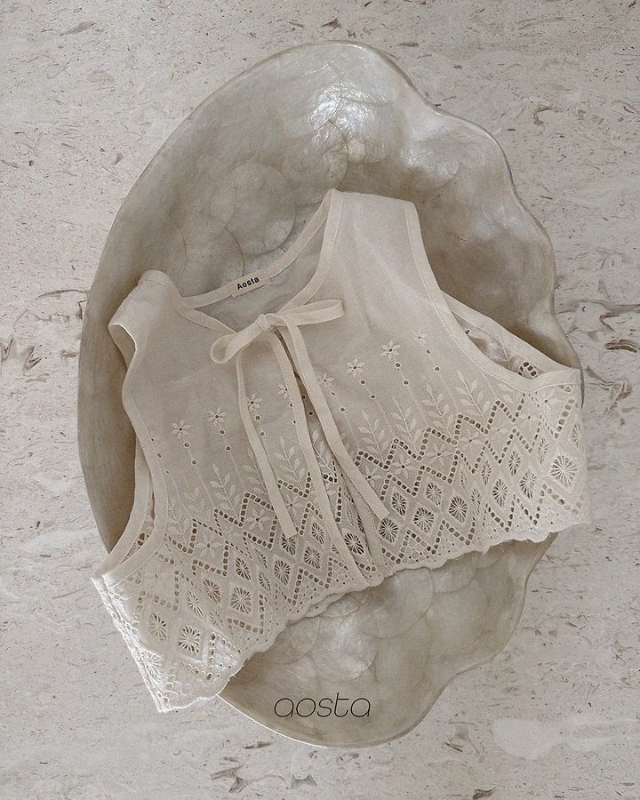 lace jenny open vest