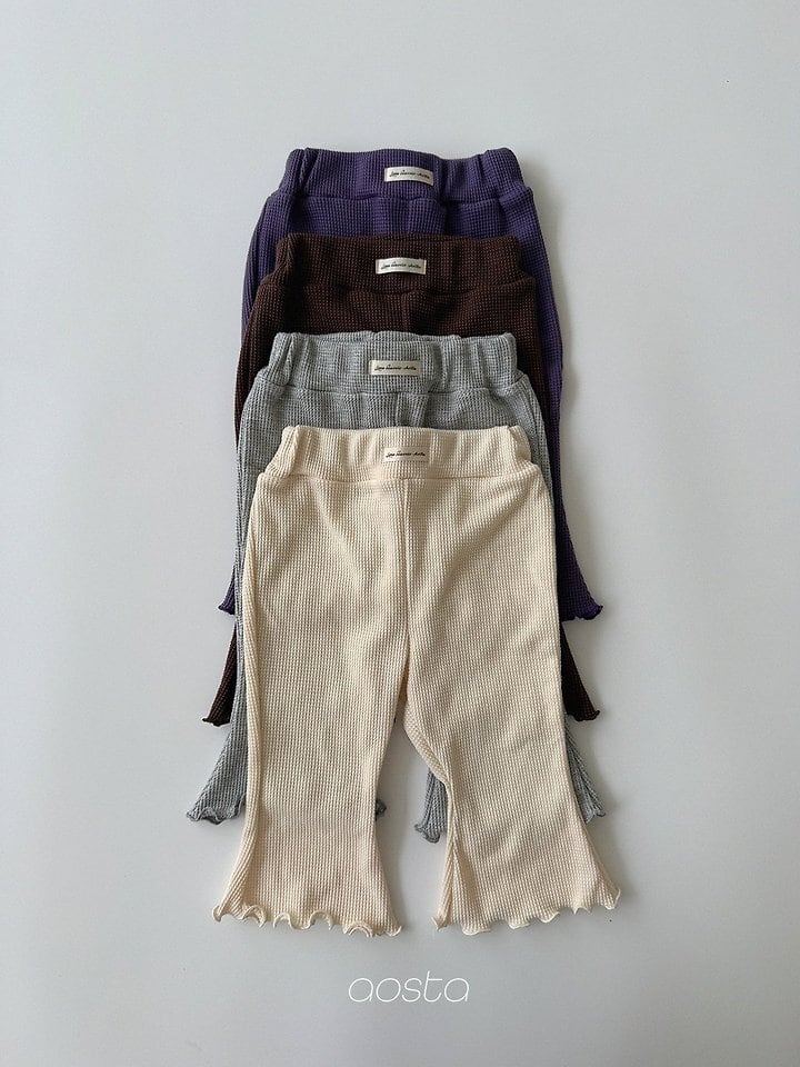 jelly waffle pants