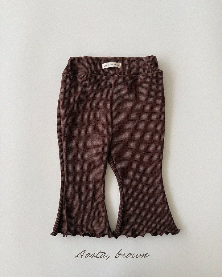 jelly waffle pants