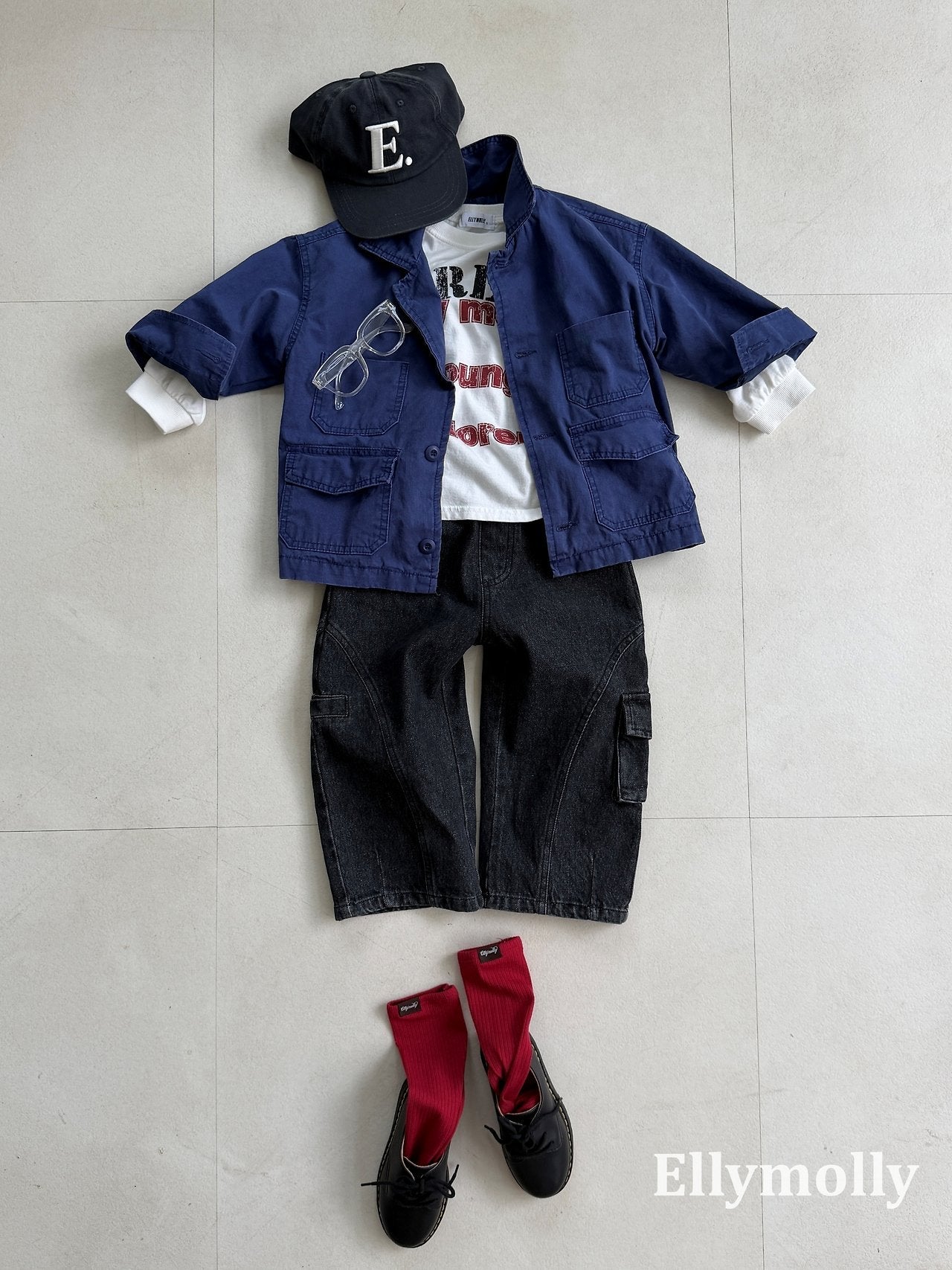Elly Molly Deep Tone Utility Jacket