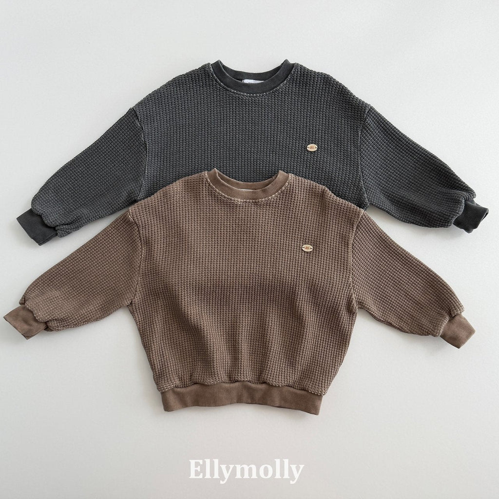 Elly Molly King Waffle Sweatshirt