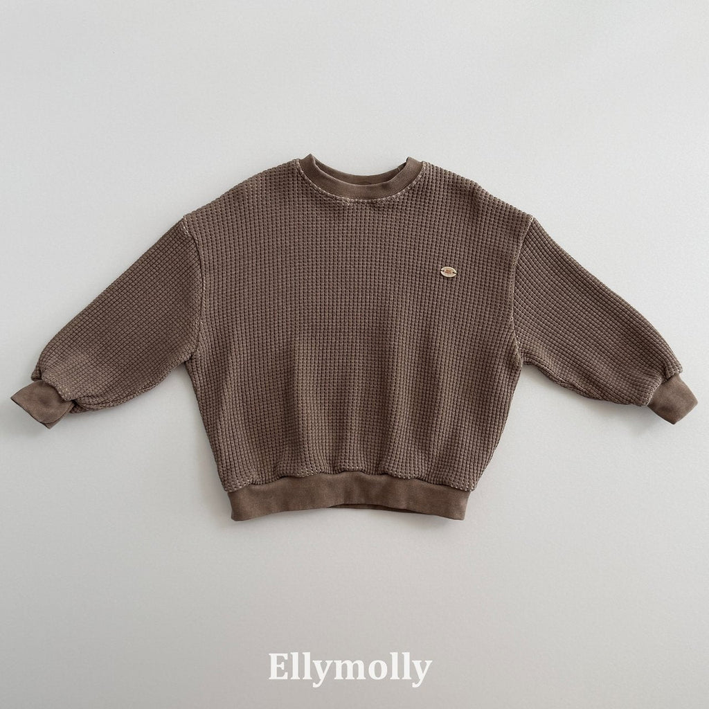 Elly Molly King Waffle Sweatshirt