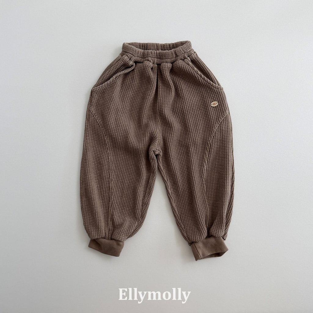 Elly Molly King Waffle Jogger Pants