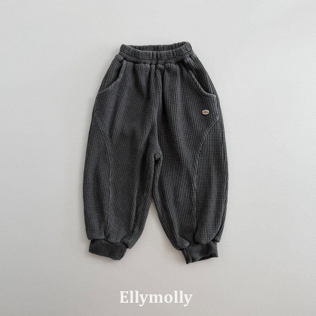 Elly Molly King Waffle Jogger Pants