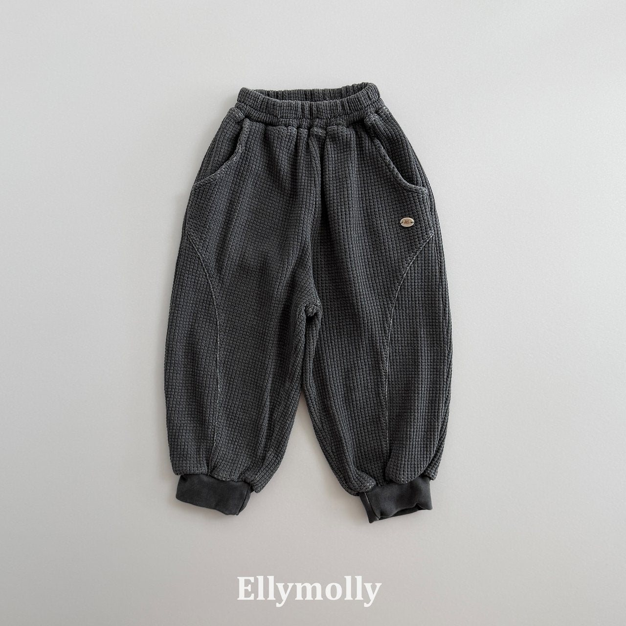 Elly Molly King Waffle Jogger Pants