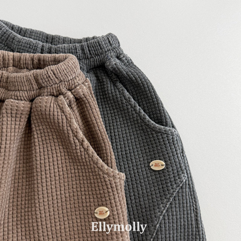 Elly Molly King Waffle Jogger Pants