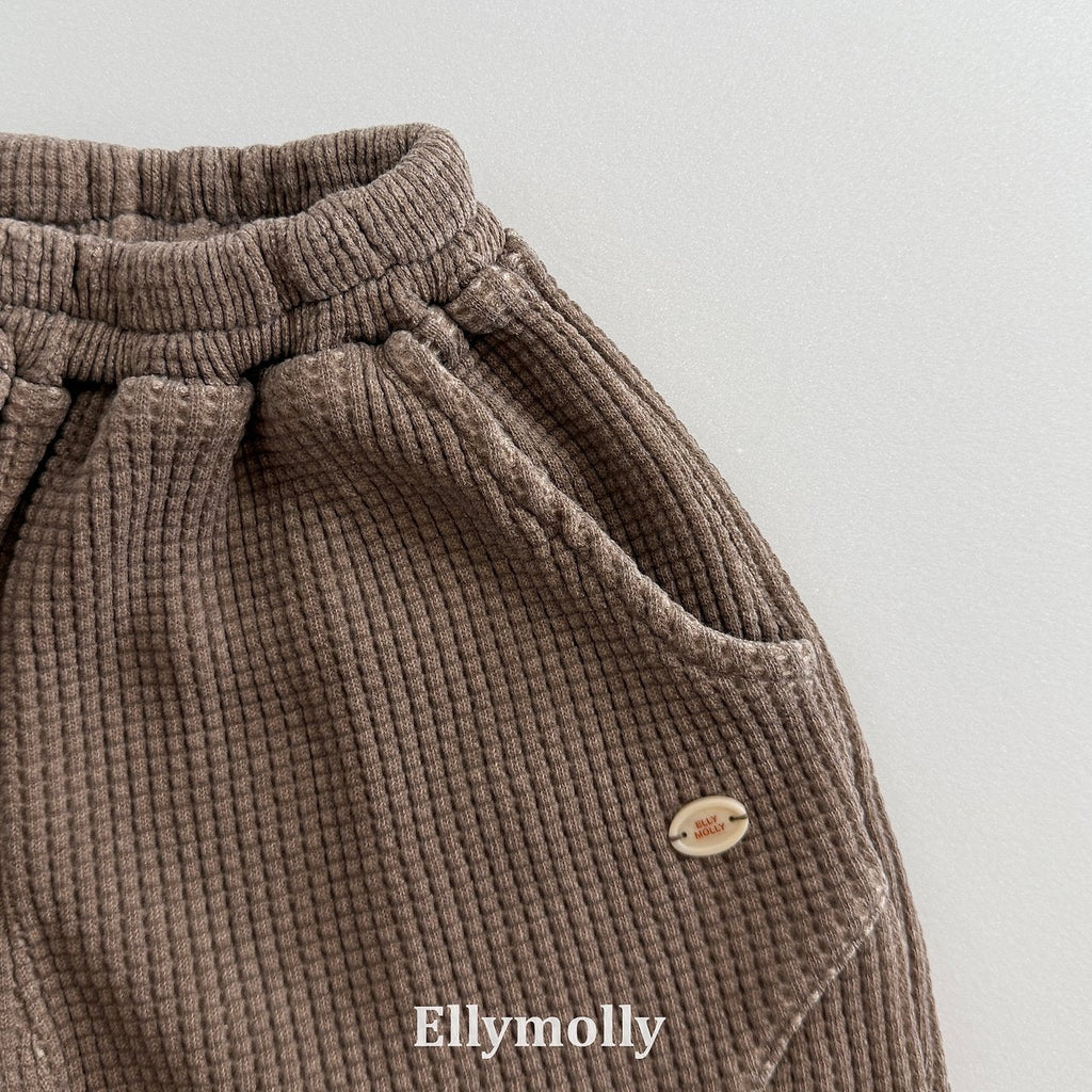 Elly Molly King Waffle Jogger Pants