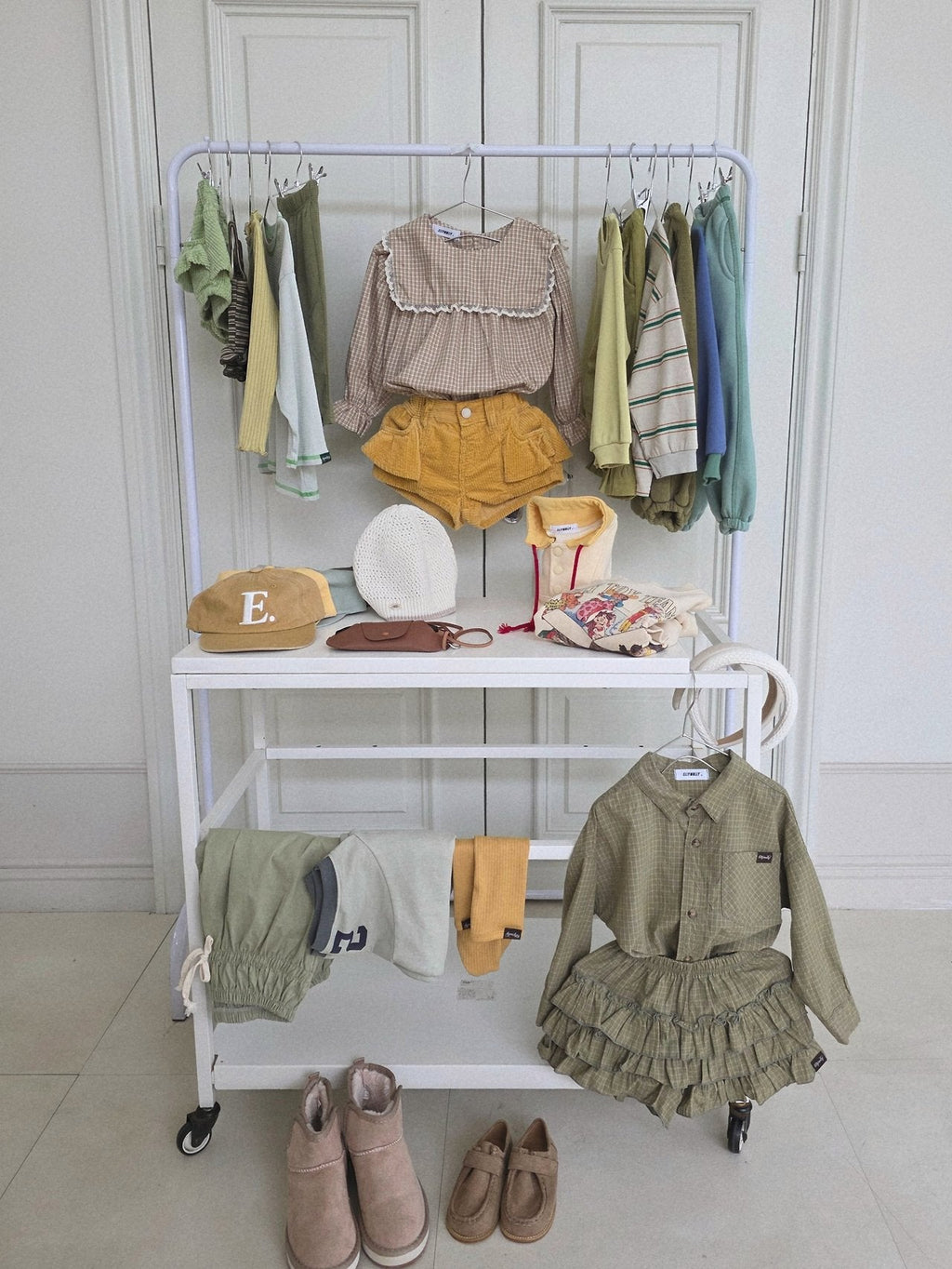 Elly Molly Maison Check Relaxed Pants