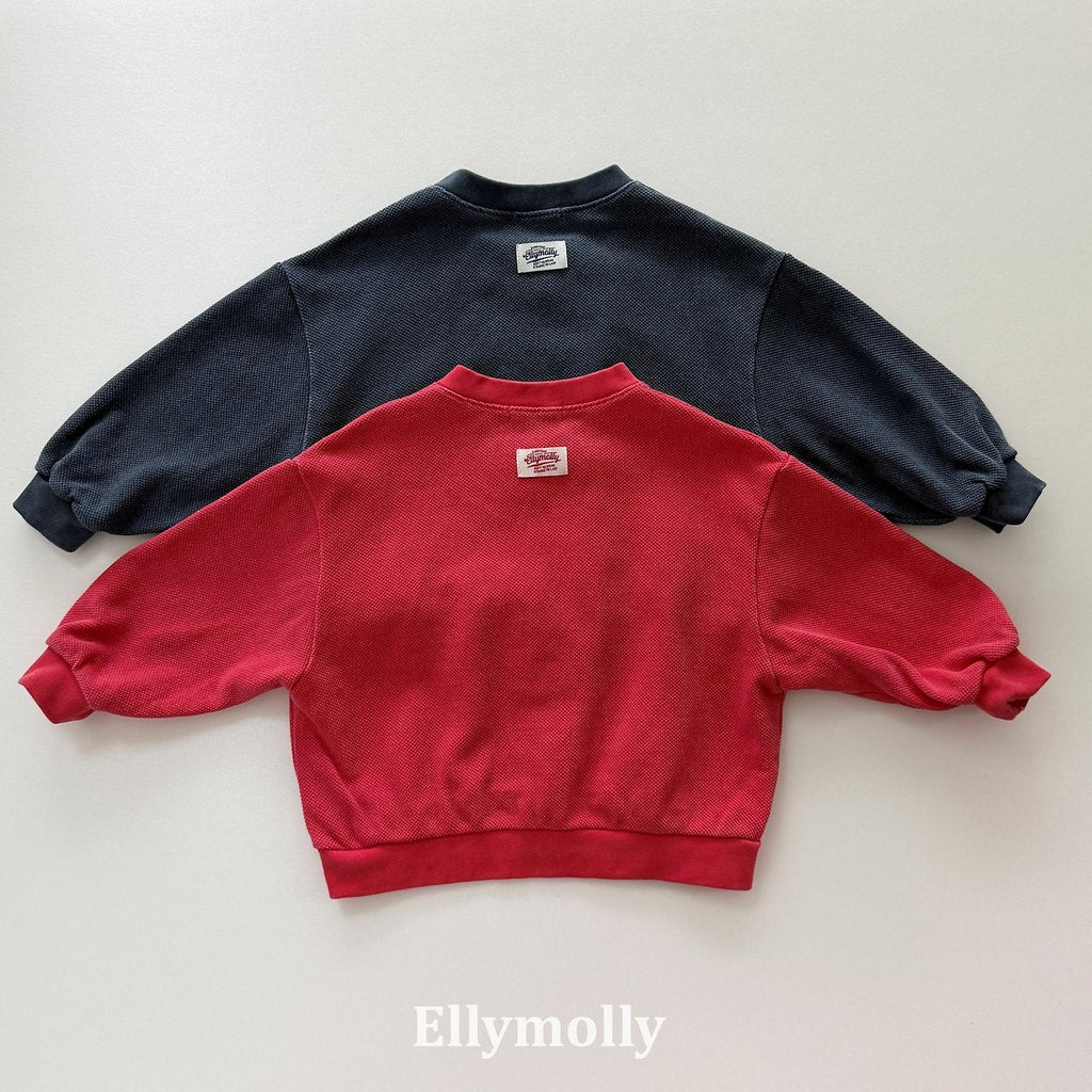 Elly Molly Slit Opening Sweatshirt