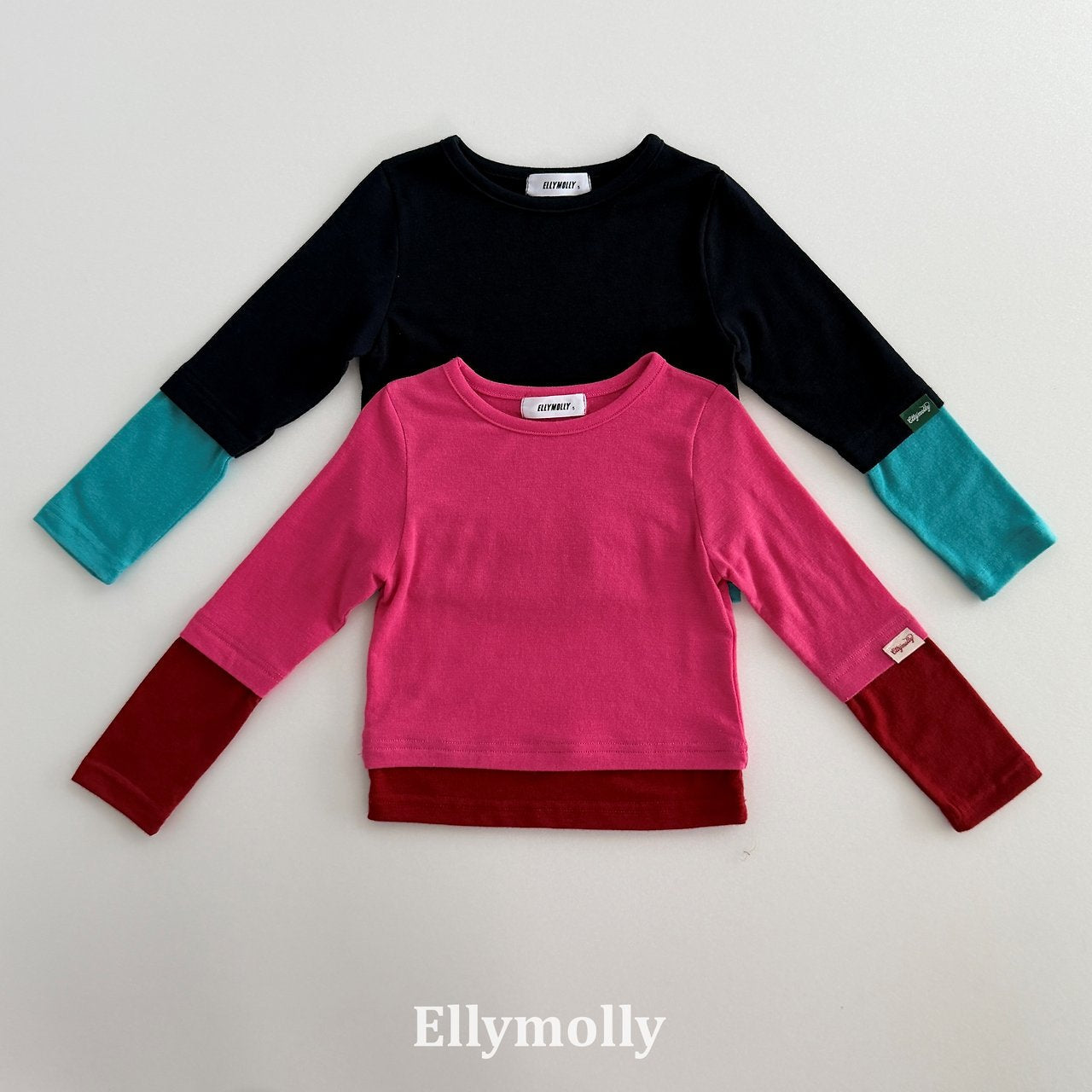 Elly Molly Rolling Color Block Tee