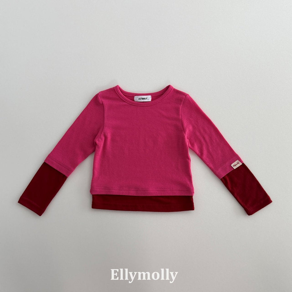 Elly Molly Rolling Color Block Tee