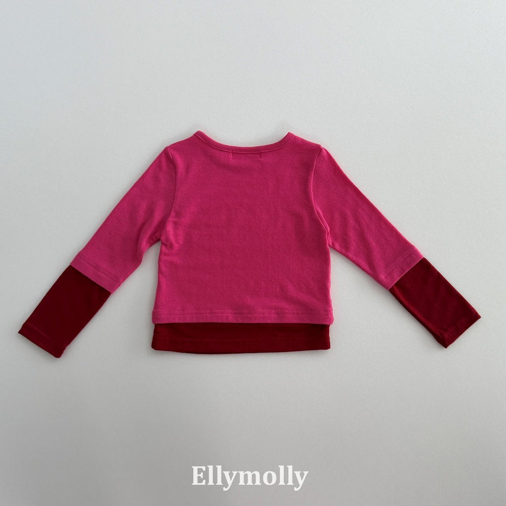Elly Molly Rolling Color Block Tee