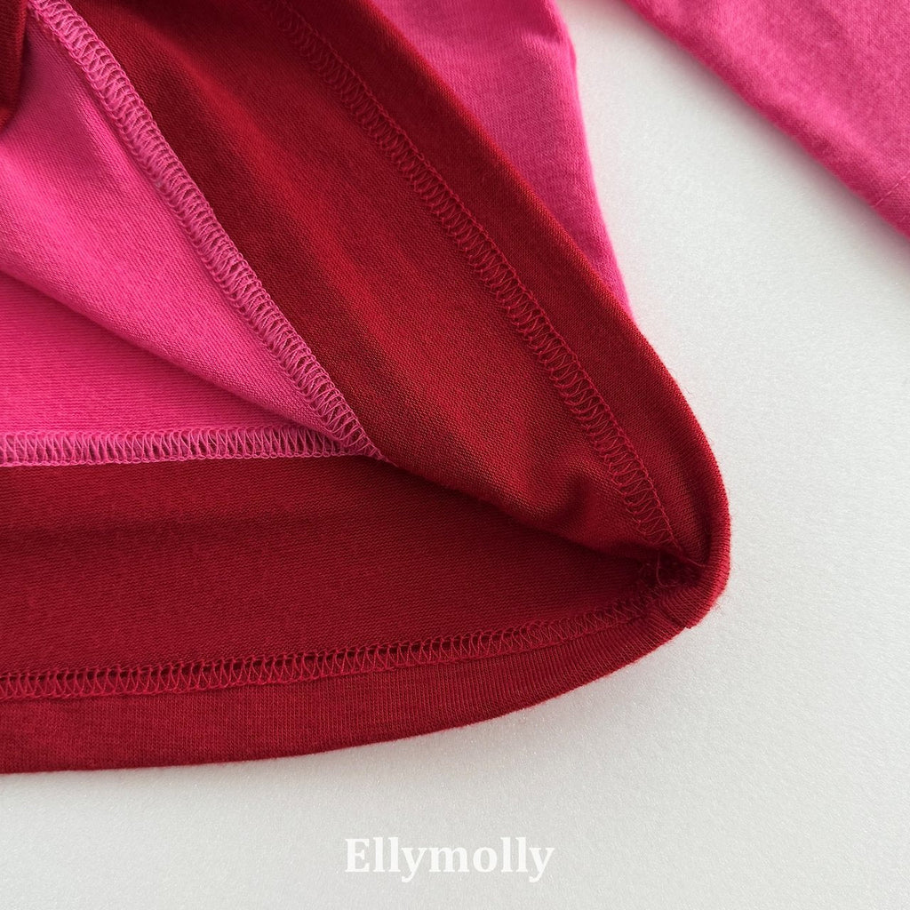 Elly Molly Rolling Color Block Tee