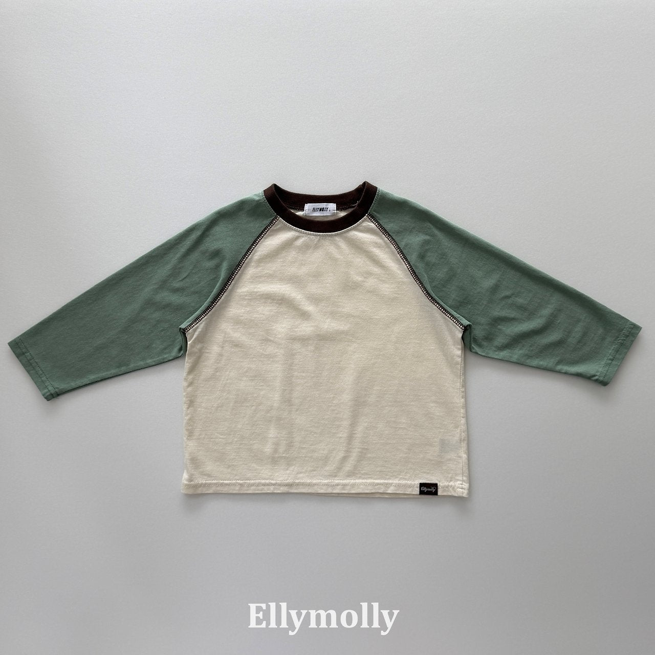 Elly Molly Color Block Raglan Tee
