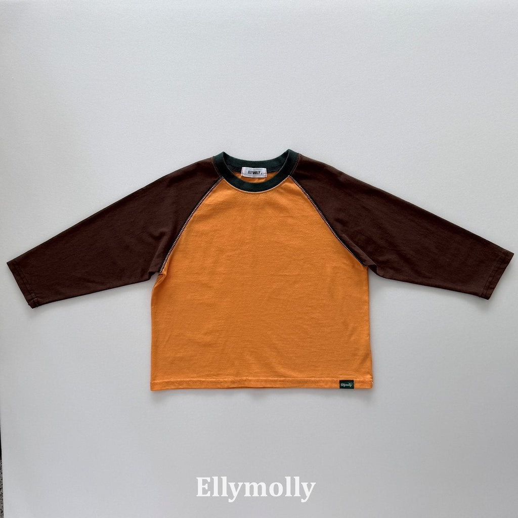 Elly Molly Color Block Raglan Tee