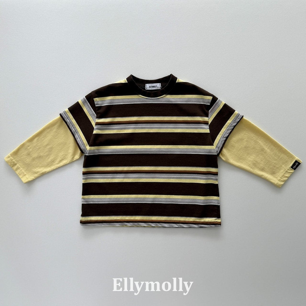 Elly Molly Campus Color Block Tee