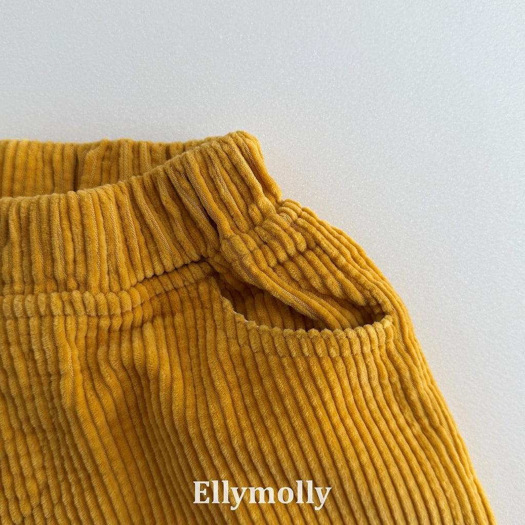 Elly Molly Soda Corduroy Cropped Pants
