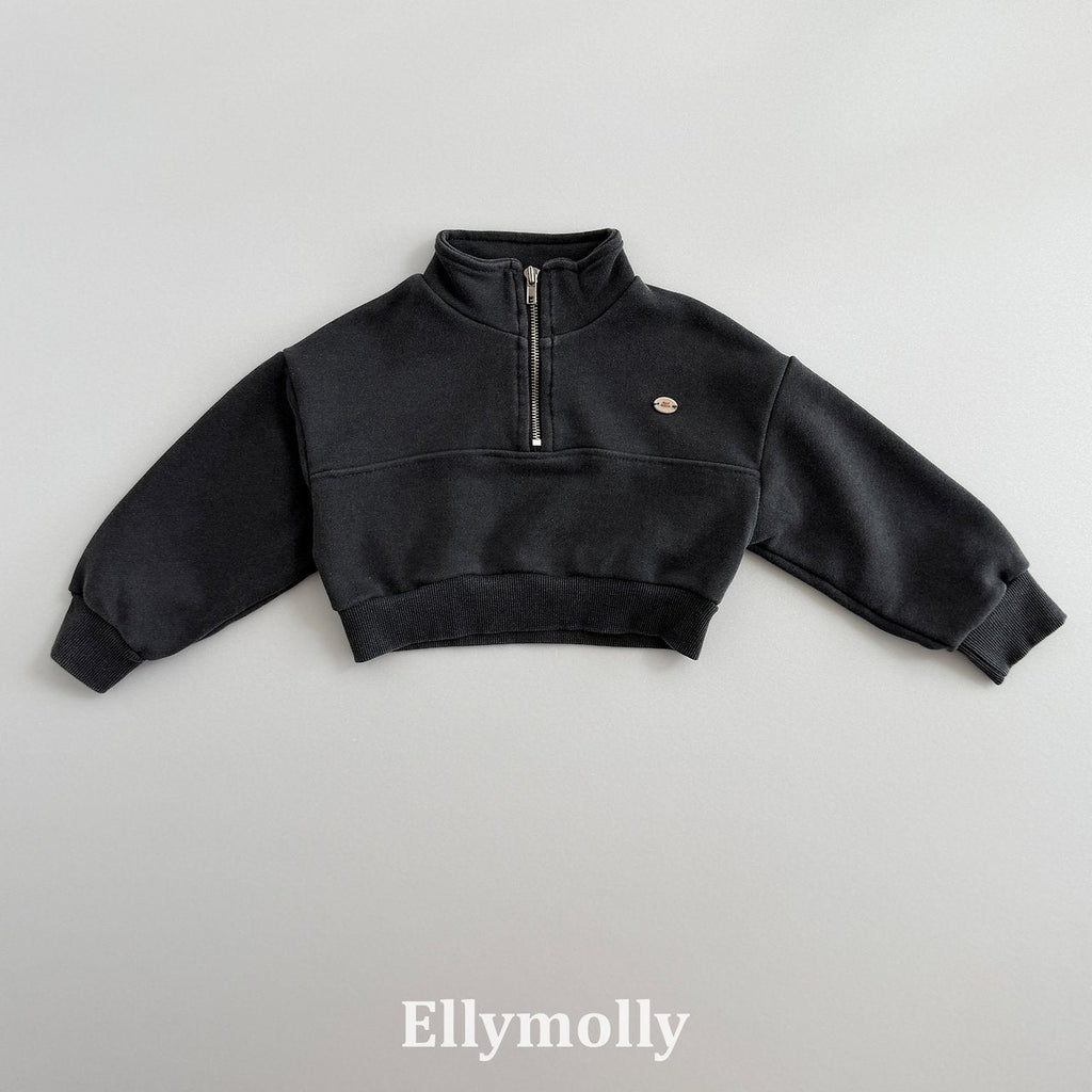 Elly Molly Arch Pigment Half Zip-up