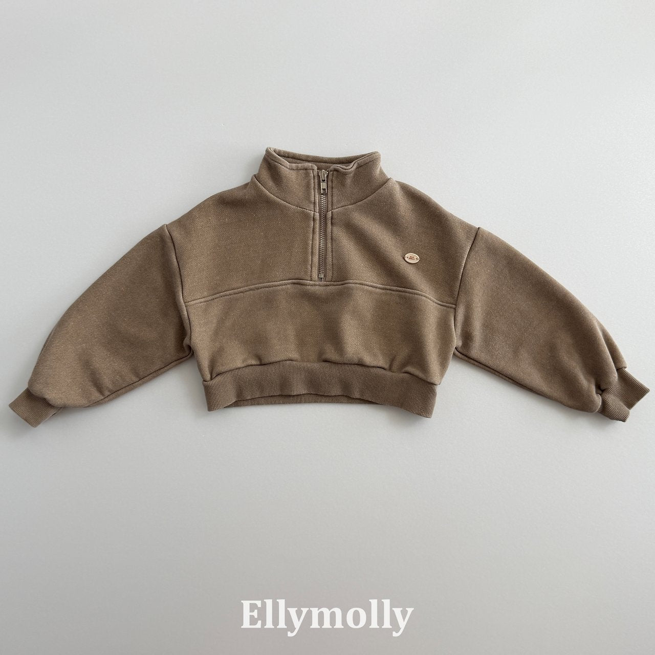 Elly Molly Arch Pigment Half Zip-up
