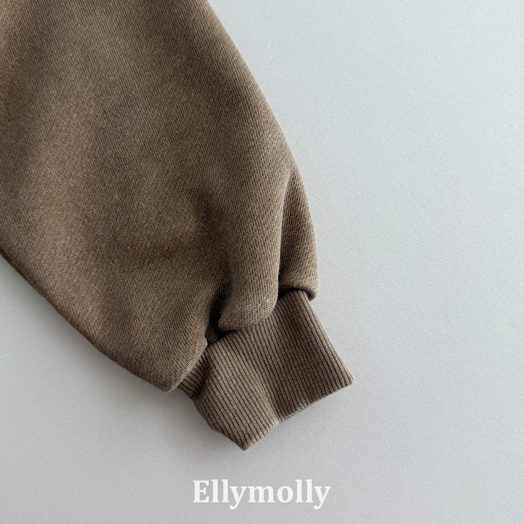 Elly Molly Arch Pigment Half Zip-up