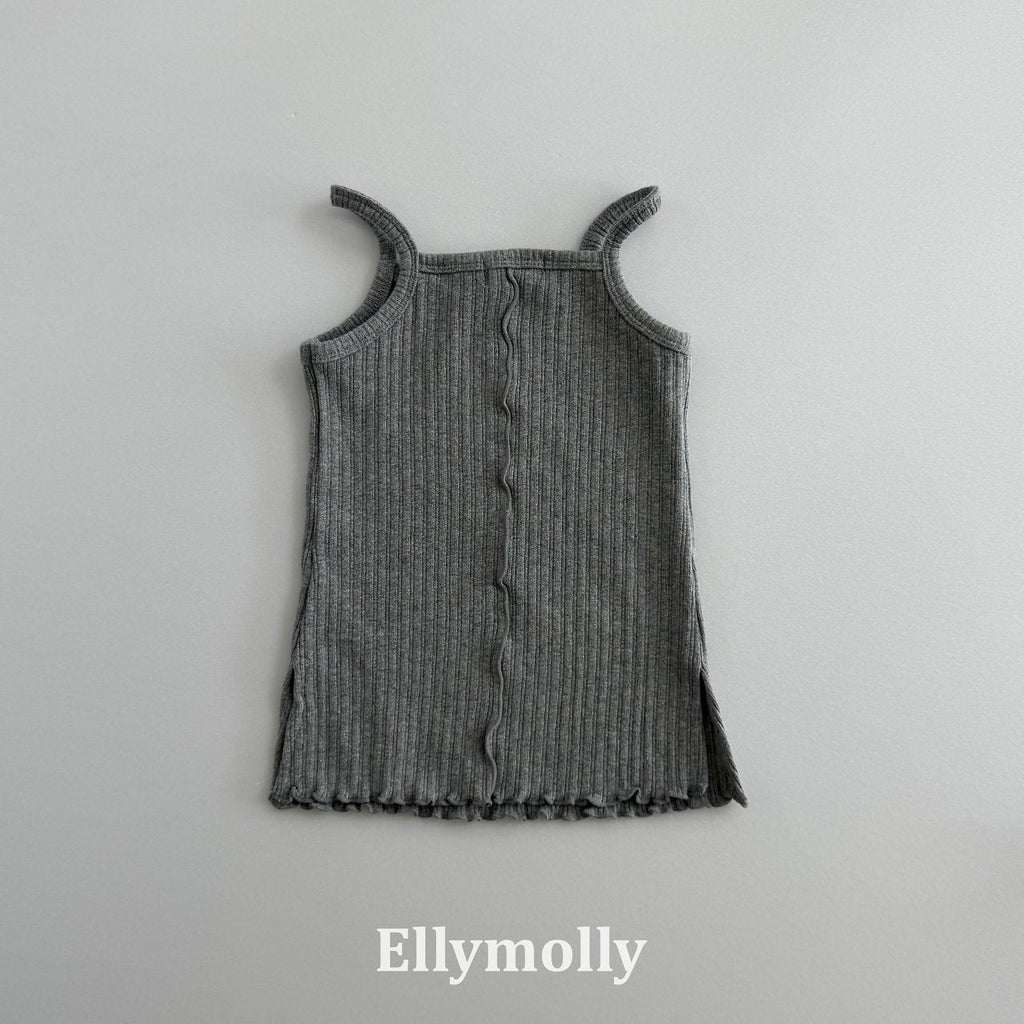 Elly Molly Dudu Ribbed Layered Top