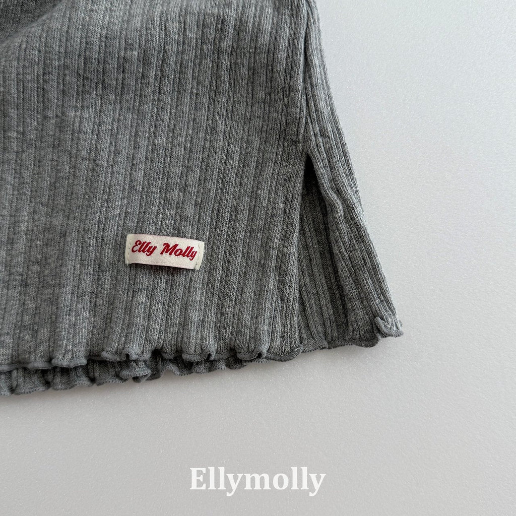 Elly Molly Dudu Ribbed Layered Top