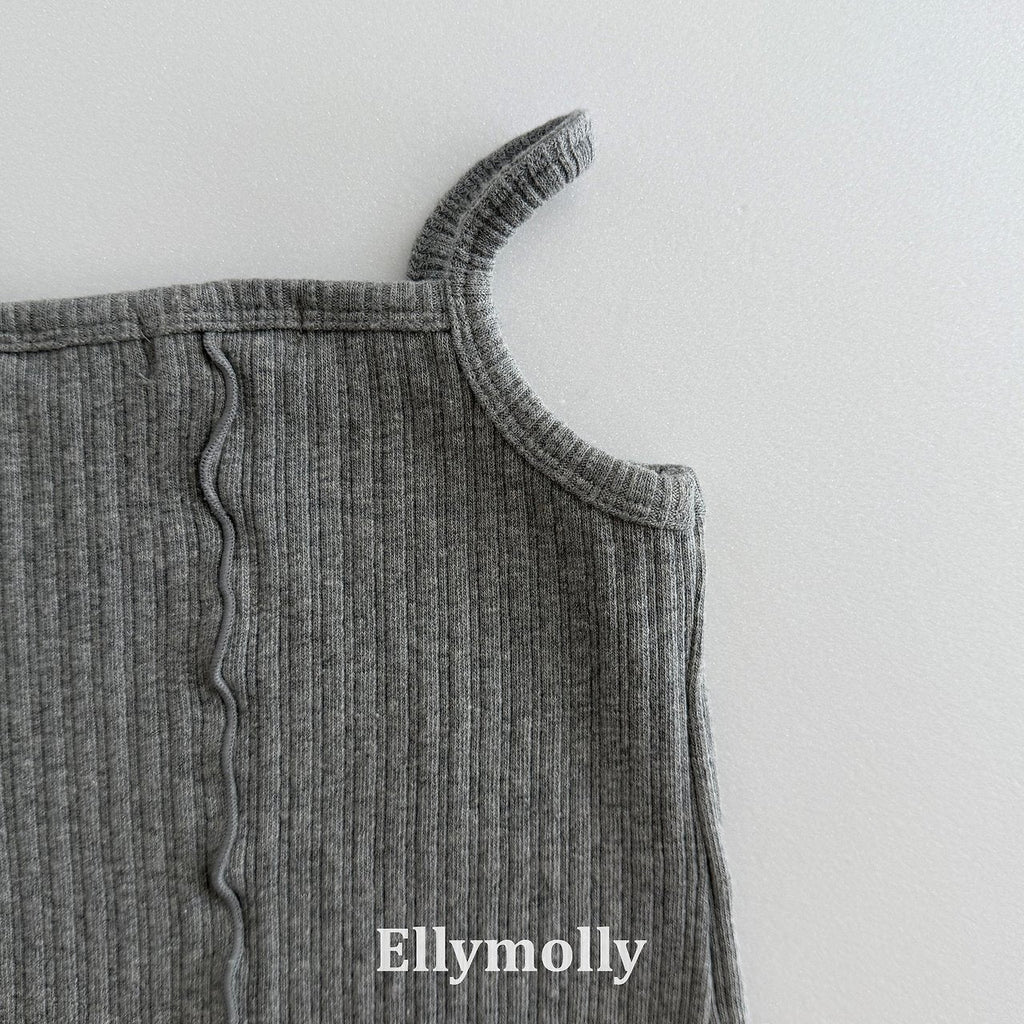 Elly Molly Dudu Ribbed Layered Top