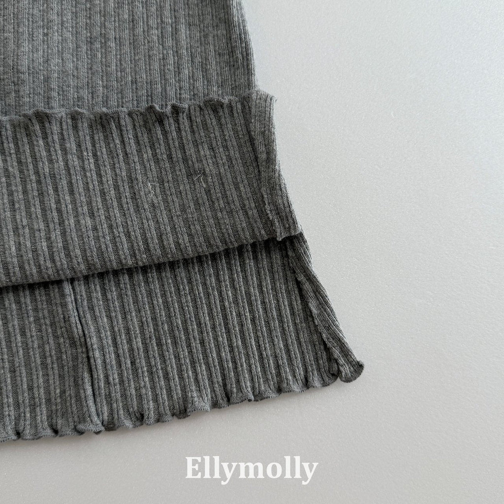Elly Molly Dudu Ribbed Layered Top