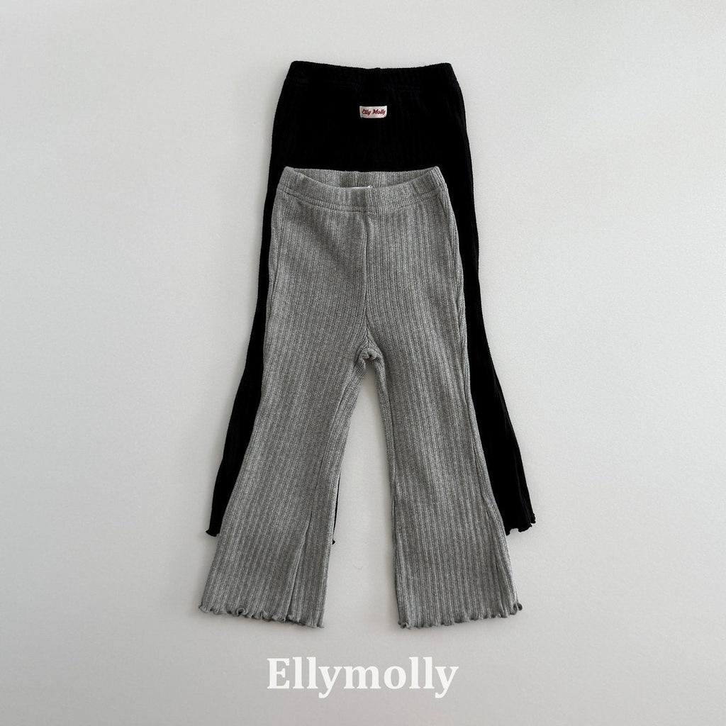 Elly Molly King Ribbed Boot Cut Pants