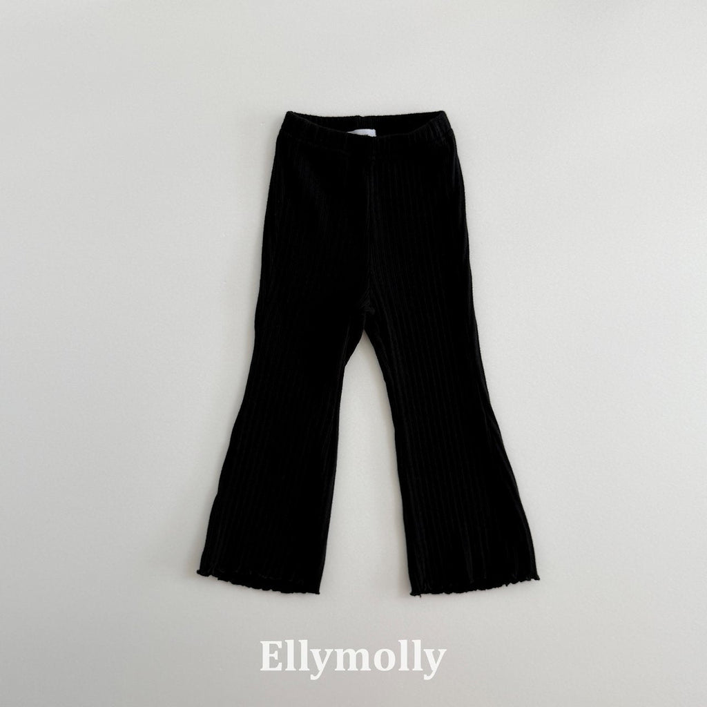 Elly Molly King Ribbed Boot Cut Pants