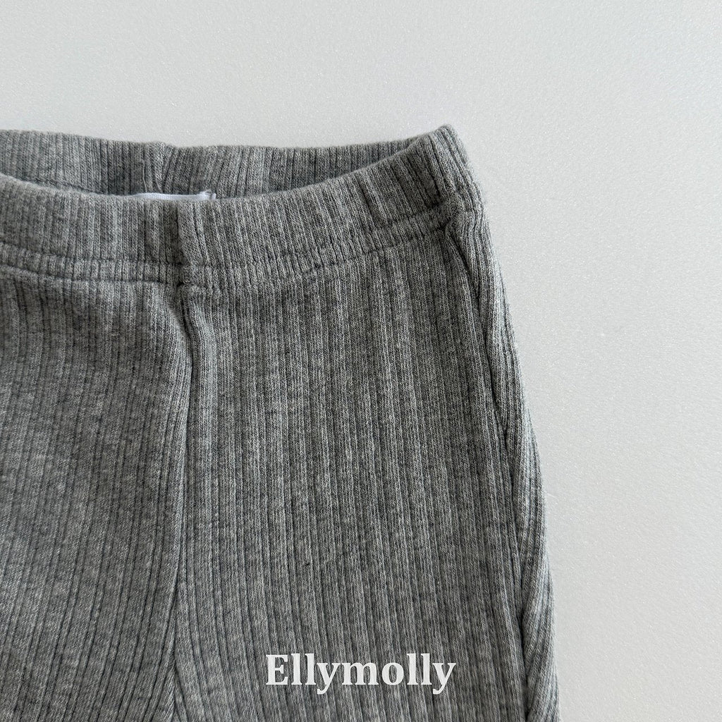 Elly Molly King Ribbed Boot Cut Pants