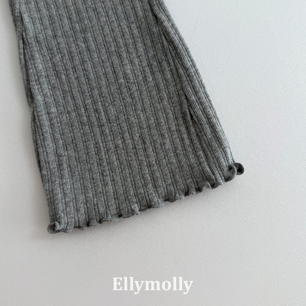 Elly Molly King Ribbed Boot Cut Pants