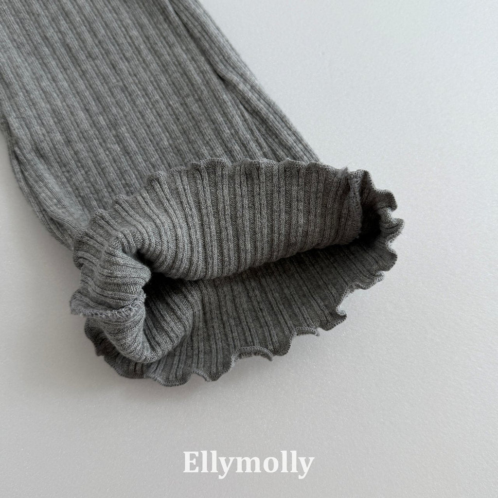 Elly Molly King Ribbed Boot Cut Pants