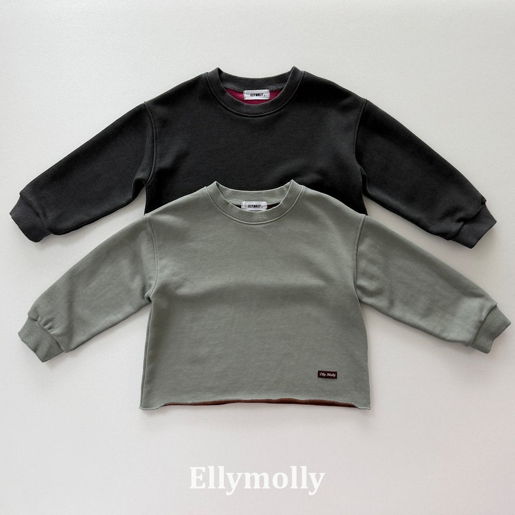 Elly Molly Rough Two Tone Dyeing Sweatshirt