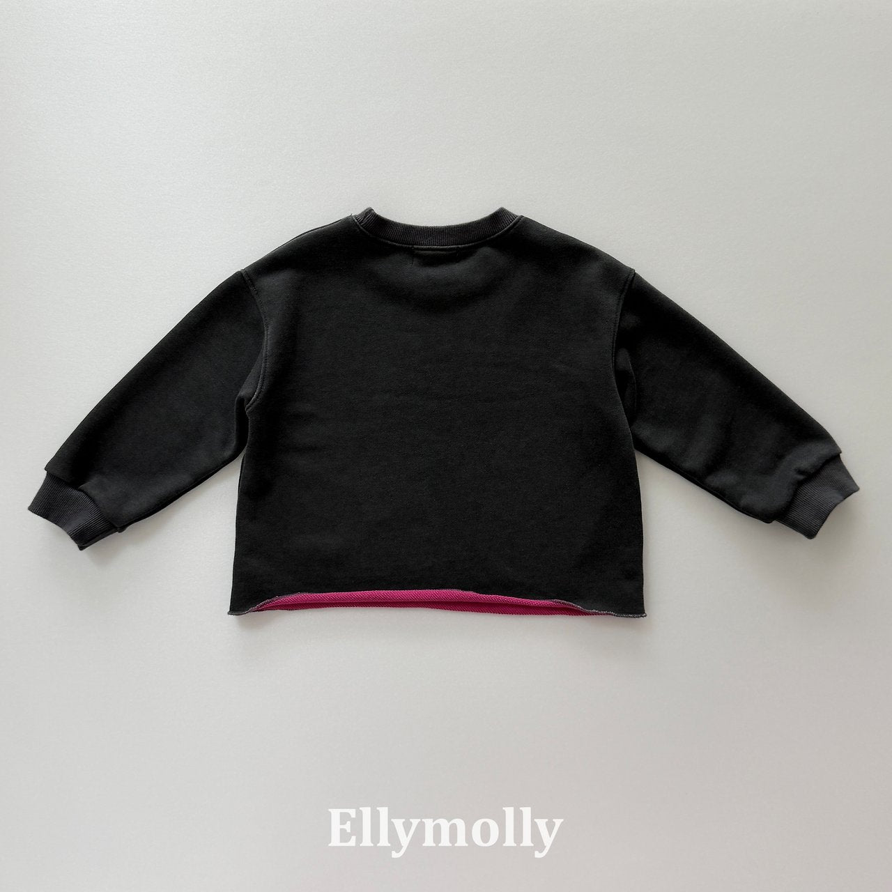 Elly Molly Rough Two Tone Dyeing Sweatshirt