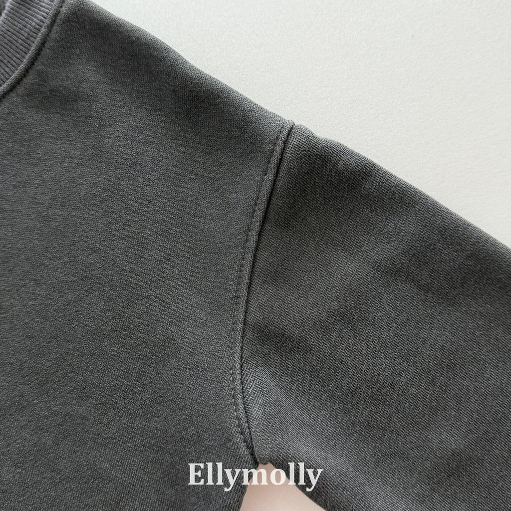 Elly Molly Rough Two Tone Dyeing Sweatshirt